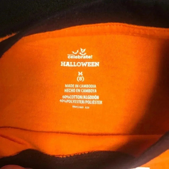 Boo Halloween Shirt Kids Size M(8) - Picture 4 of 9